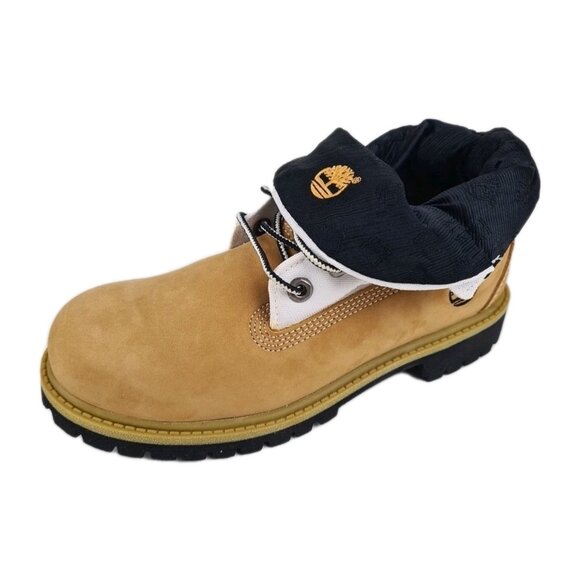 Timberland Script Roll Top Boots  Little Kids Wheat Leather - Picture 1 of 13